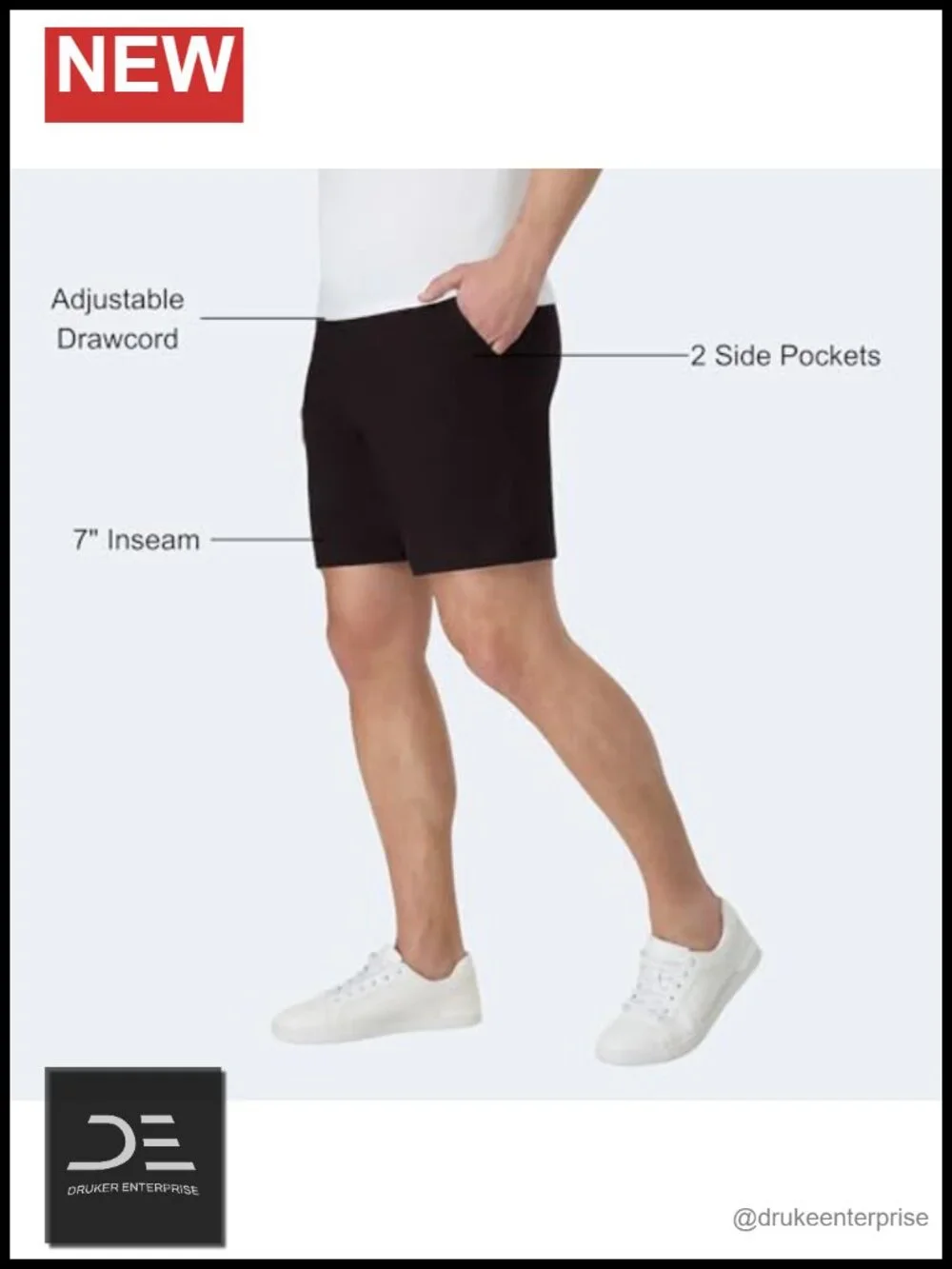 Hanes Men's Cotton Pull-on Jersey Gym Shorts 7